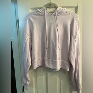 Adidas Women's Baby Pink Hoodie